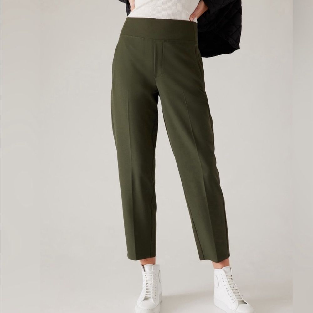 NWT Athleta Endless Pant Aspen Olive  Size 4